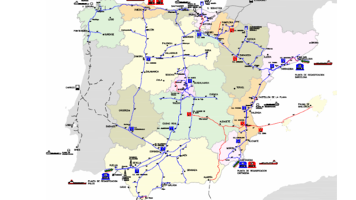 In October 2003, Portugal completed its first LNG terminal in Sines, with an output capacity of
530 Mmcf/d of natural gas. The Sines terminal, operated by Galp Energia subsidiary Galp
Atlantico, allows Portugal to seek greater independence of its natural gas supply, which at
present is dependent on Spain's natural gas network to process and transport natural gas to
the country.
There are no significant interconnections between chemical sites on the Iberian Peninsula.
However, the coastal location facilitates the transport of feedstock and products by waterway.